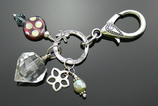 aromatherapy fob or purse jewelry