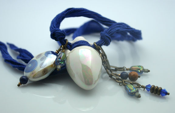 A beautiful and unique piece of aromatherapy jewelry