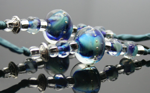 gorgeous lampwork glass beads