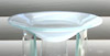 Frosted glass dish for aromatherapy diffusers