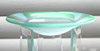 Green glass dish for aromatherapy diffusers